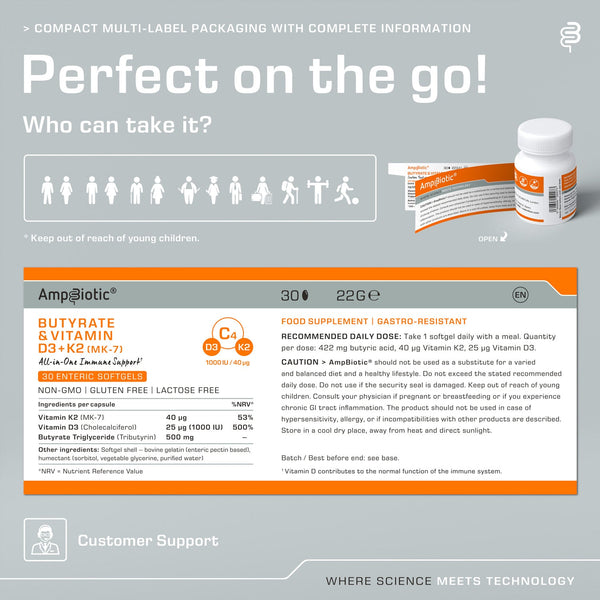 AMPBIOTIC - 30 caps.