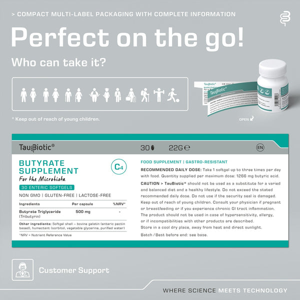 TAUBIOTIC - 30 caps.